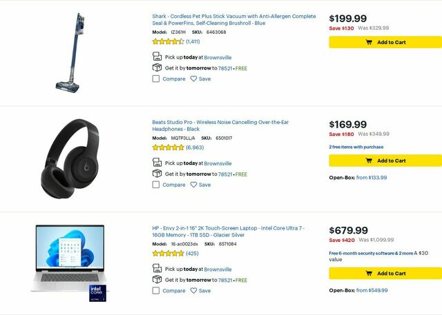 Catalogue Best Buy from 10/01/2024