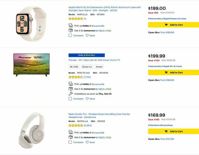 Catalogue Best Buy from 10/01/2024