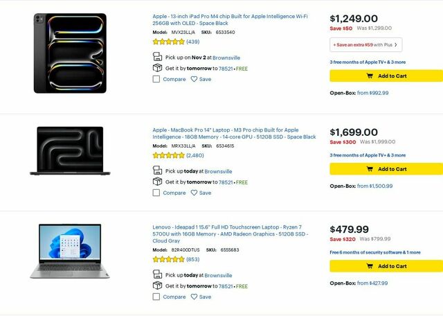 Catalogue Best Buy from 10/01/2024