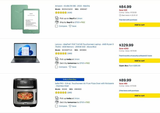 Catalogue Best Buy from 08/01/2025