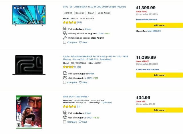 Catalogue Best Buy from 08/01/2025