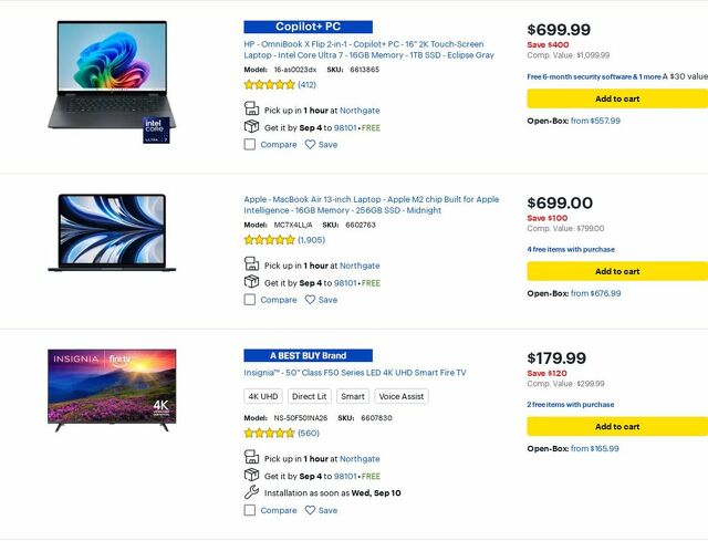Catalogue Best Buy from 09/01/2025