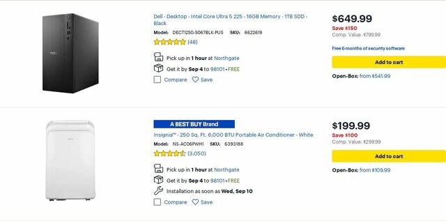 Catalogue Best Buy from 09/01/2025