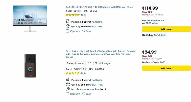 Catalogue Best Buy from 09/01/2025