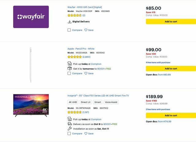 Catalogue Best Buy from 10/01/2025