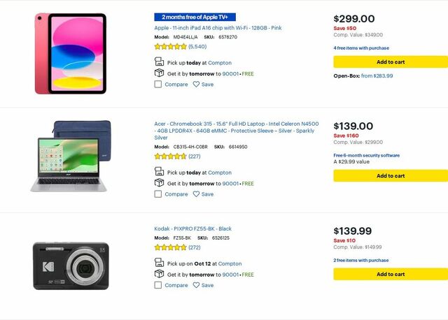 Catalogue Best Buy from 10/01/2025