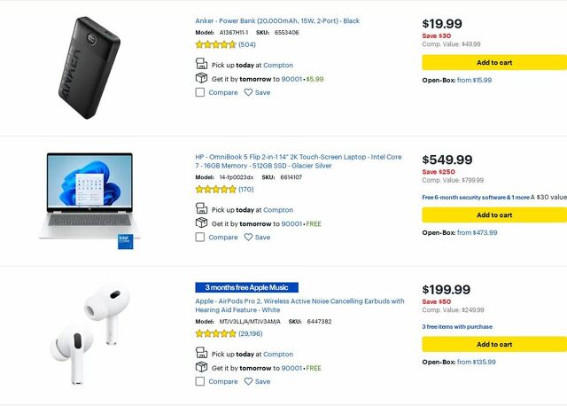 Catalogue Best Buy from 10/01/2025