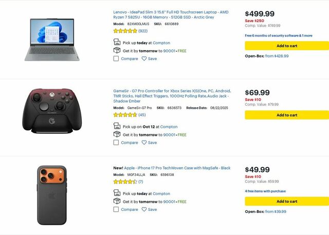 Catalogue Best Buy from 10/01/2025