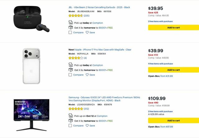 Catalogue Best Buy from 10/01/2025