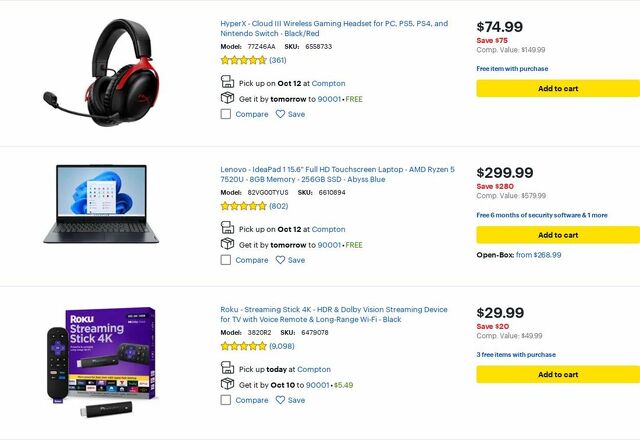 Catalogue Best Buy from 10/01/2025