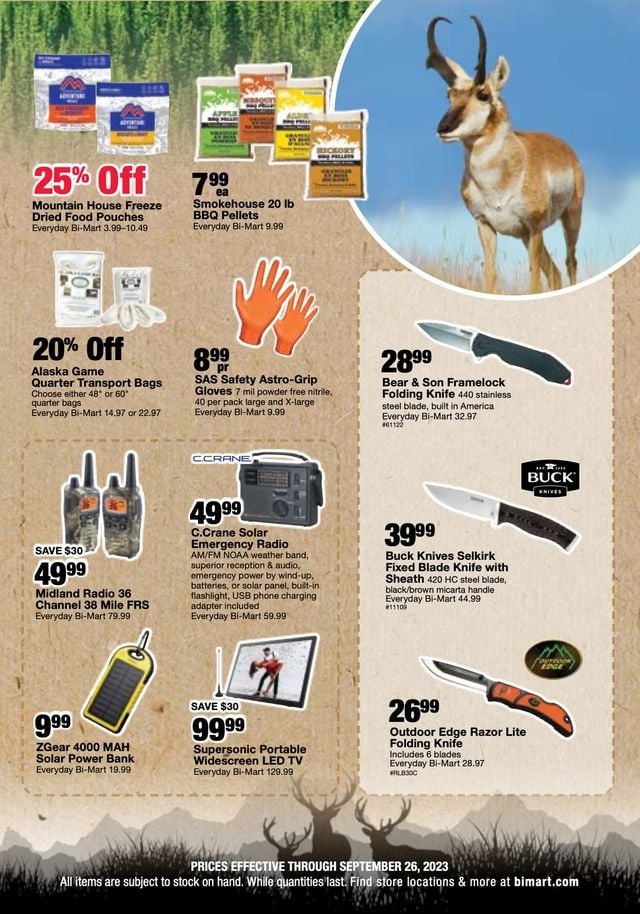 Catalogue Bi-Mart from 09/12/2023