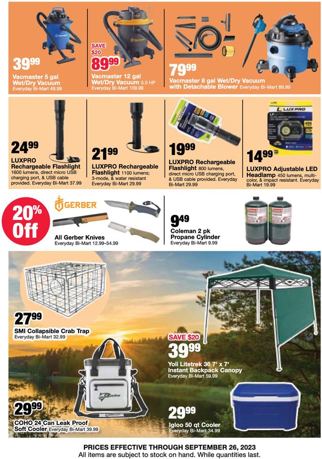 Catalogue Bi-Mart from 09/13/2023