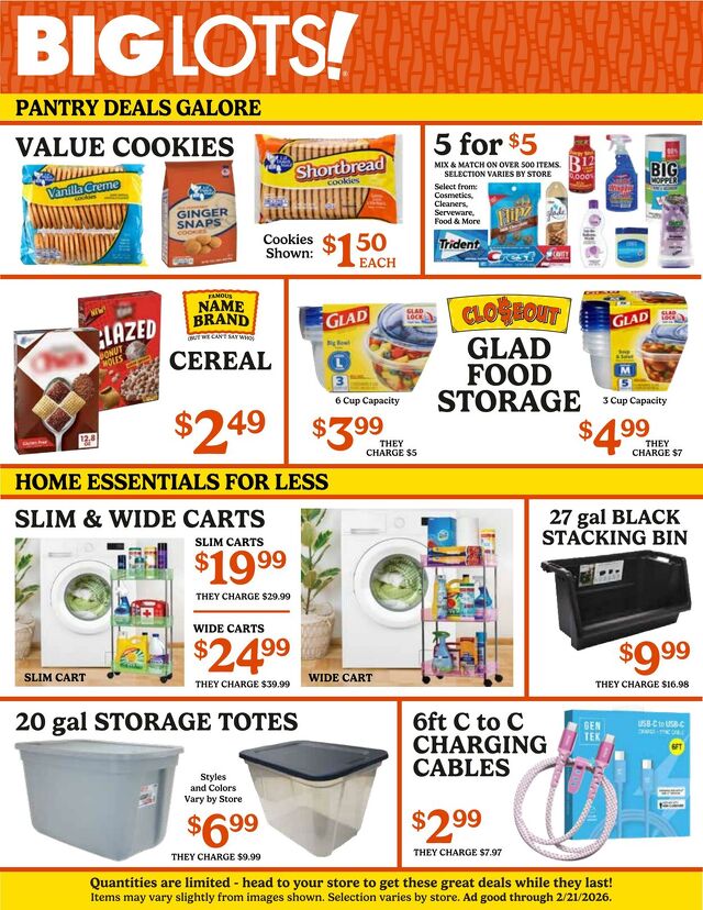 Catalogue Big Lots from 02/16/2026