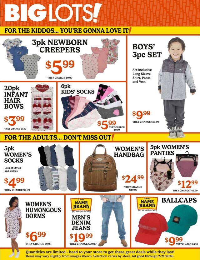 Catalogue Big Lots from 02/16/2026