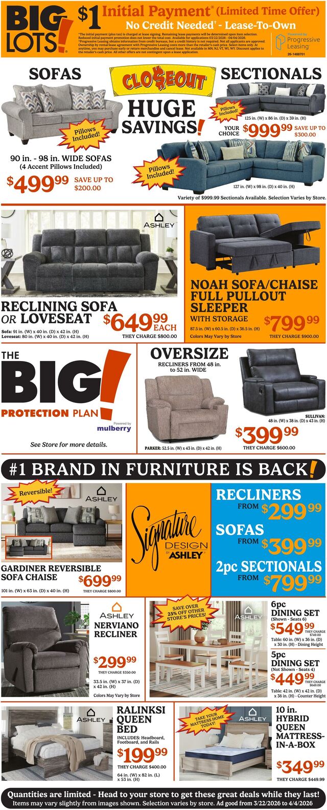 Catalogue Big Lots from 03/16/2026
