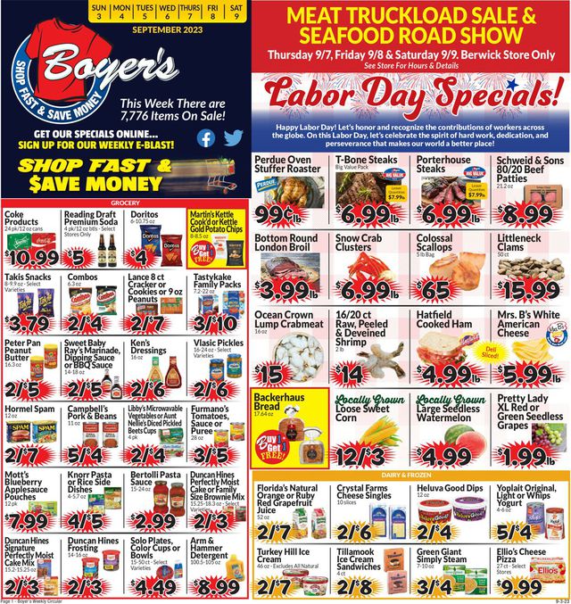 Catalogue Boyer's Food Markets from 09/03/2023