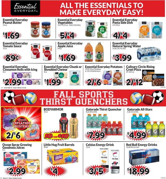 Catalogue Boyer's Food Markets from 09/10/2023