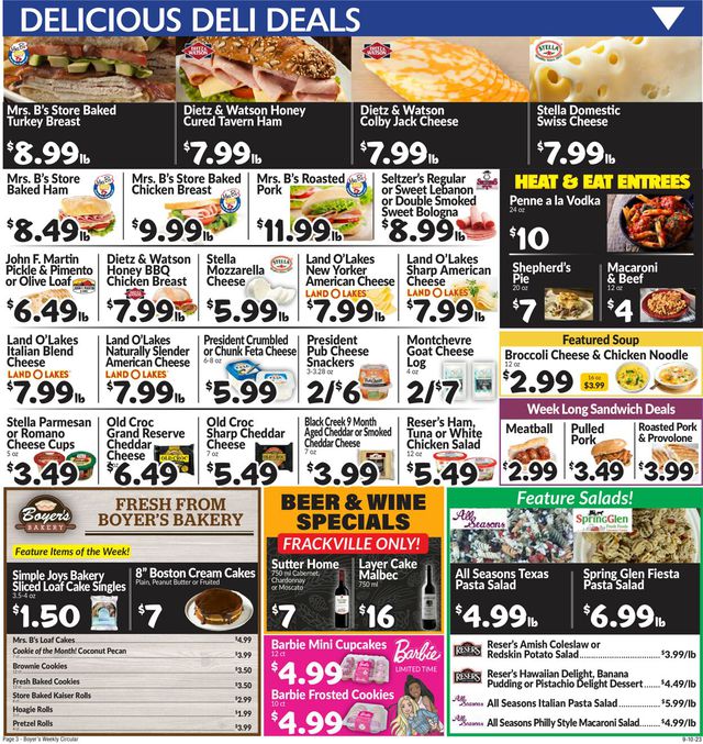 Catalogue Boyer's Food Markets from 09/10/2023