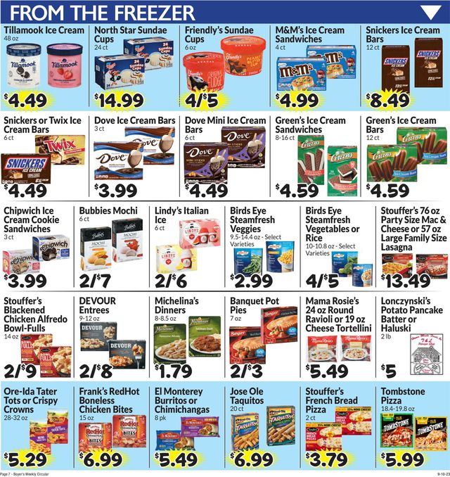 Catalogue Boyer's Food Markets from 09/10/2023