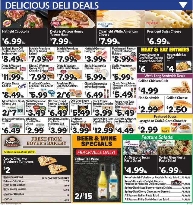 Catalogue Boyer's Food Markets from 09/17/2023