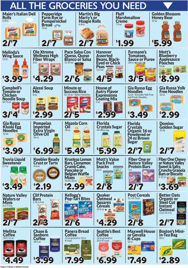 Catalogue Boyer's Food Markets from 09/17/2023