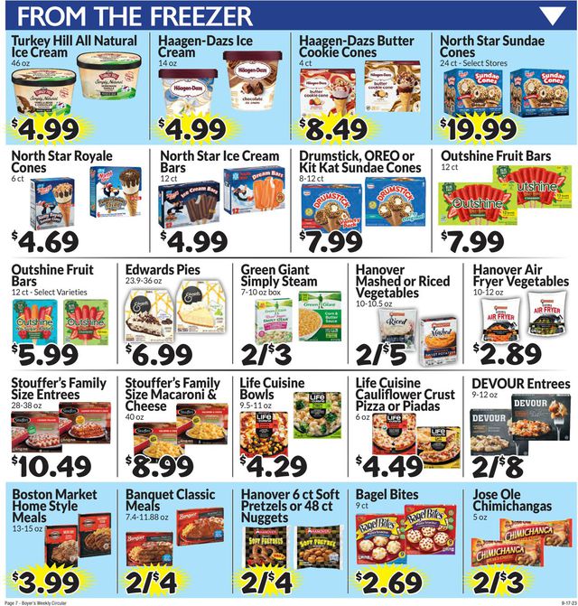 Catalogue Boyer's Food Markets from 09/17/2023