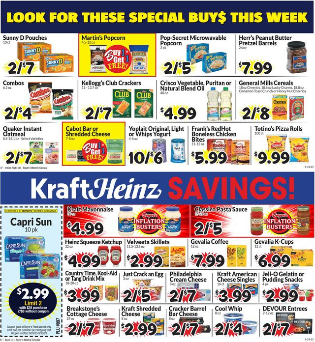 Catalogue Boyer's Food Markets from 09/24/2023