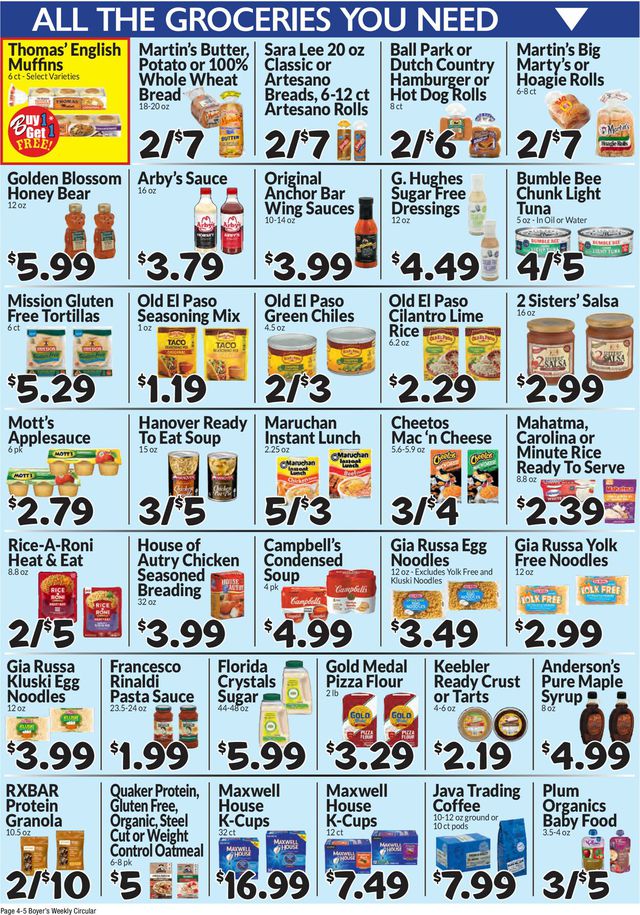 Catalogue Boyer's Food Markets from 09/24/2023