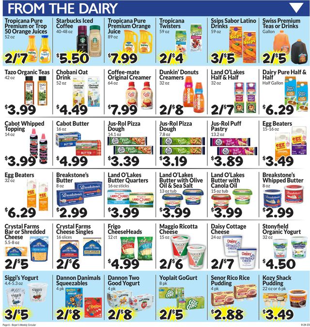 Catalogue Boyer's Food Markets from 09/24/2023