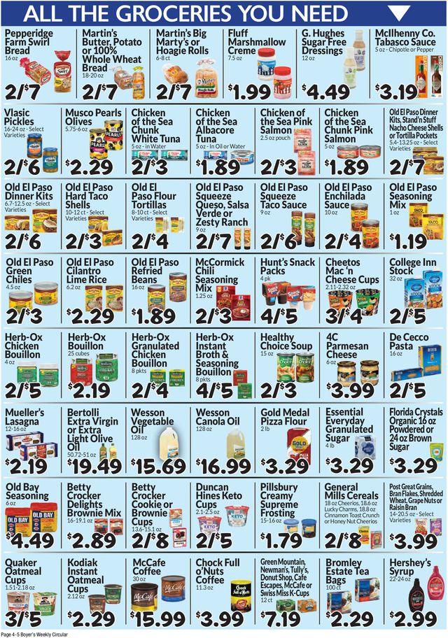 Catalogue Boyer's Food Markets from 10/01/2023