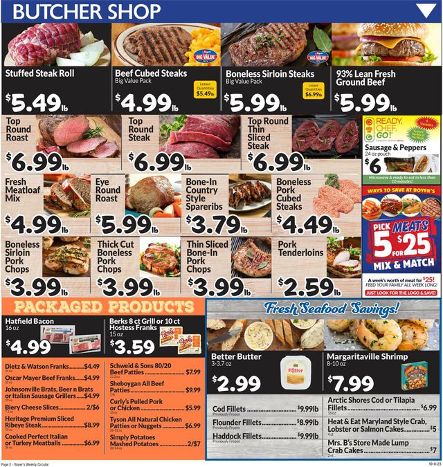 Catalogue Boyer's Food Markets from 10/08/2023