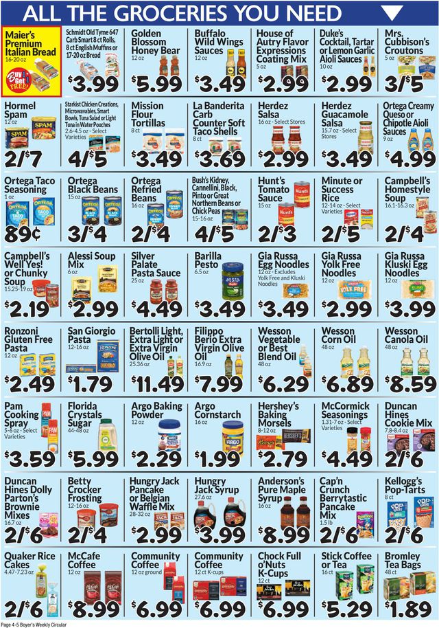 Catalogue Boyer's Food Markets from 10/08/2023