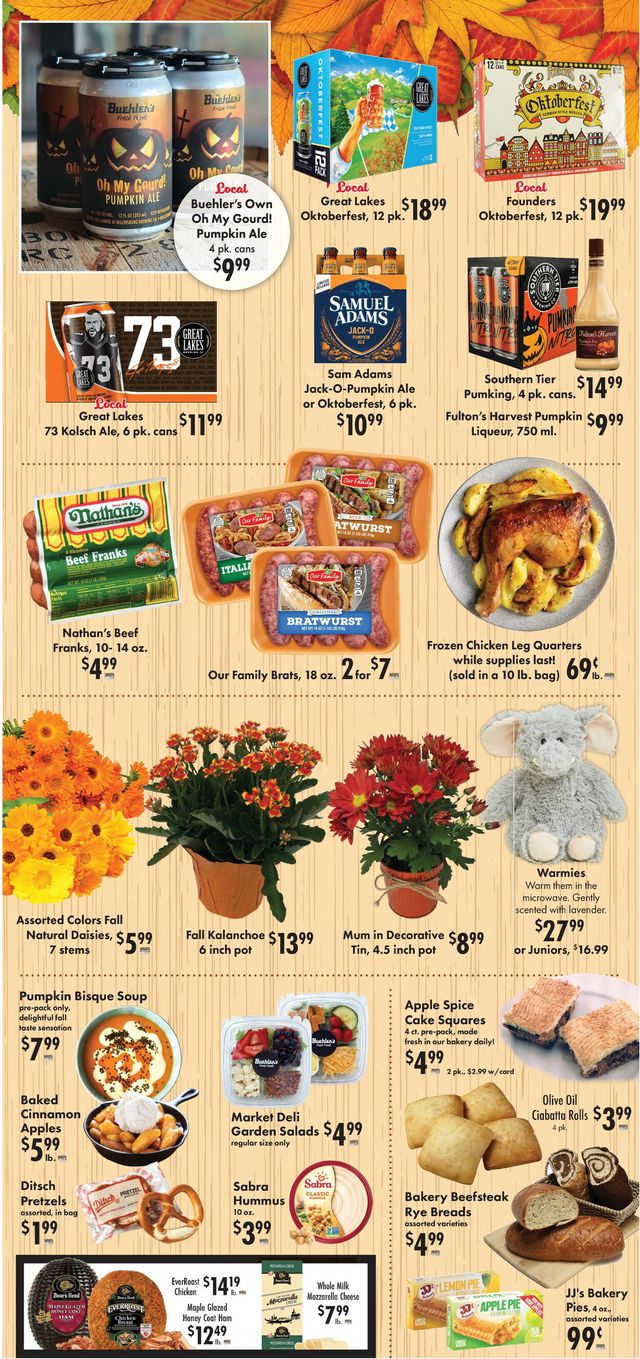 Catalogue Buehler's Fresh Foods from 09/27/2023