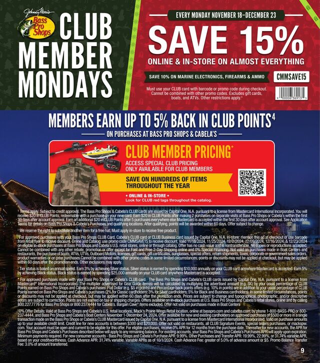 Catalogue Cabela's from 11/28/2024