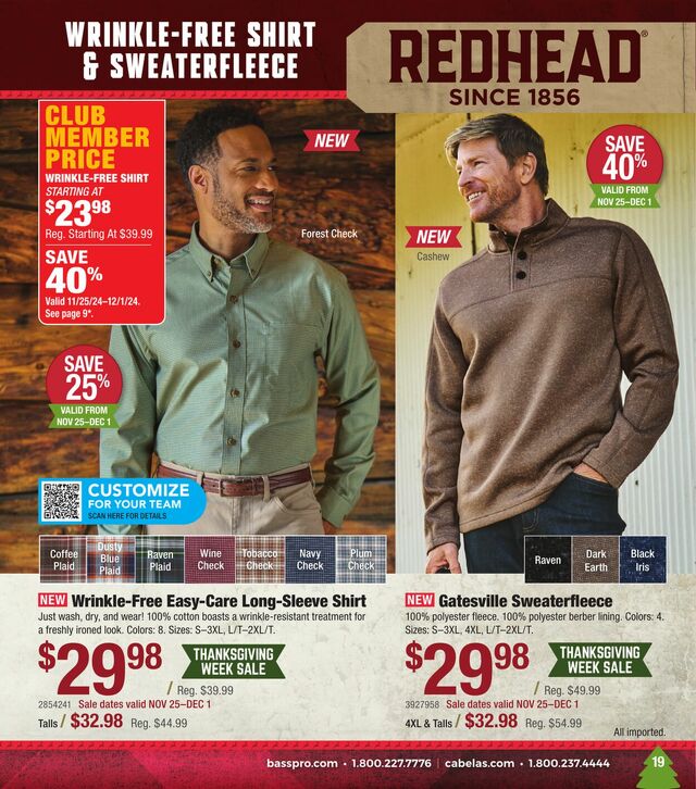 Catalogue Cabela's from 11/28/2024