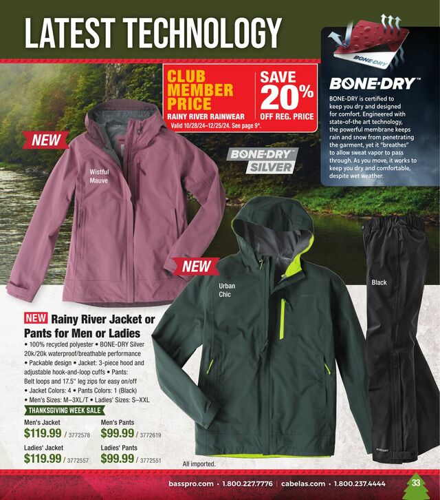 Catalogue Cabela's from 11/28/2024