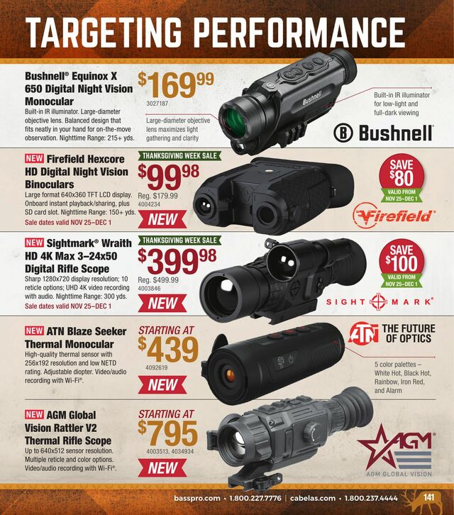 Catalogue Cabela's from 11/28/2024