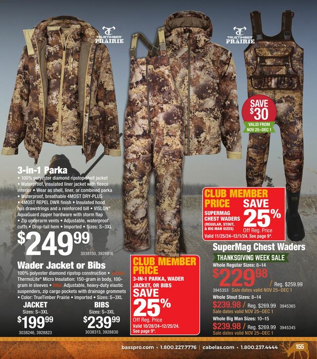 Catalogue Cabela's from 11/28/2024