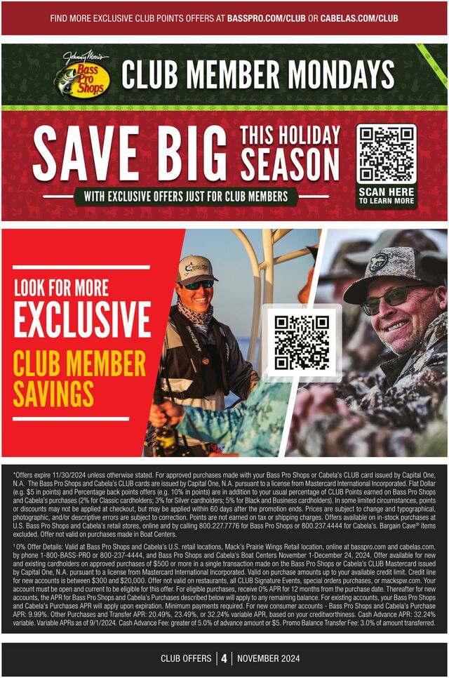 Catalogue Cabela's from 11/01/2024