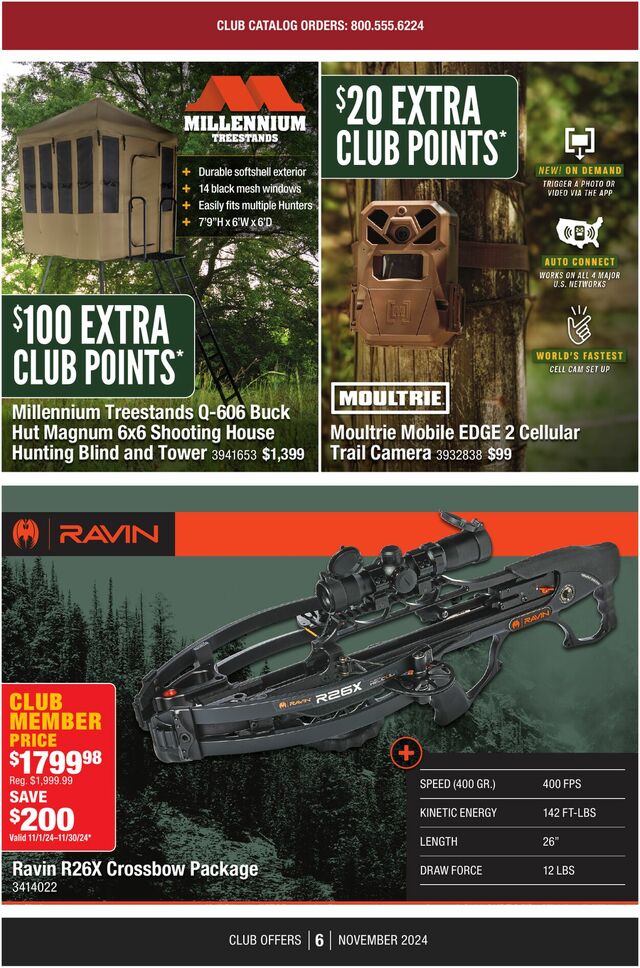 Catalogue Cabela's from 11/01/2024