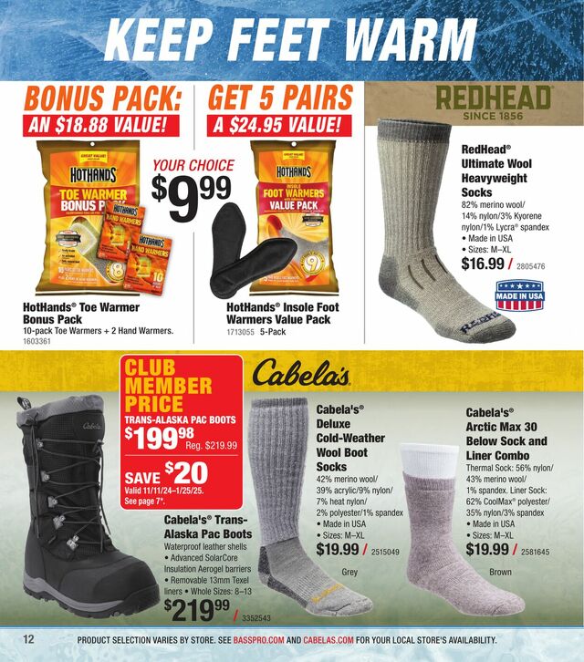 Catalogue Cabela's from 12/14/2024