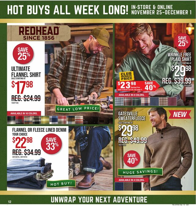 Catalogue Cabela's from 11/25/2024