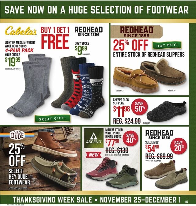 Catalogue Cabela's from 11/25/2024