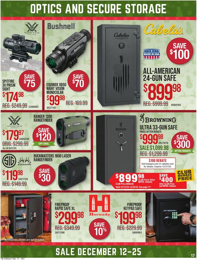 Catalogue Cabela's from 12/12/2024