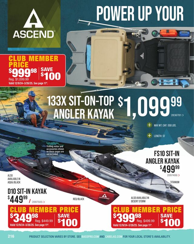 Catalogue Cabela's from 12/25/2024