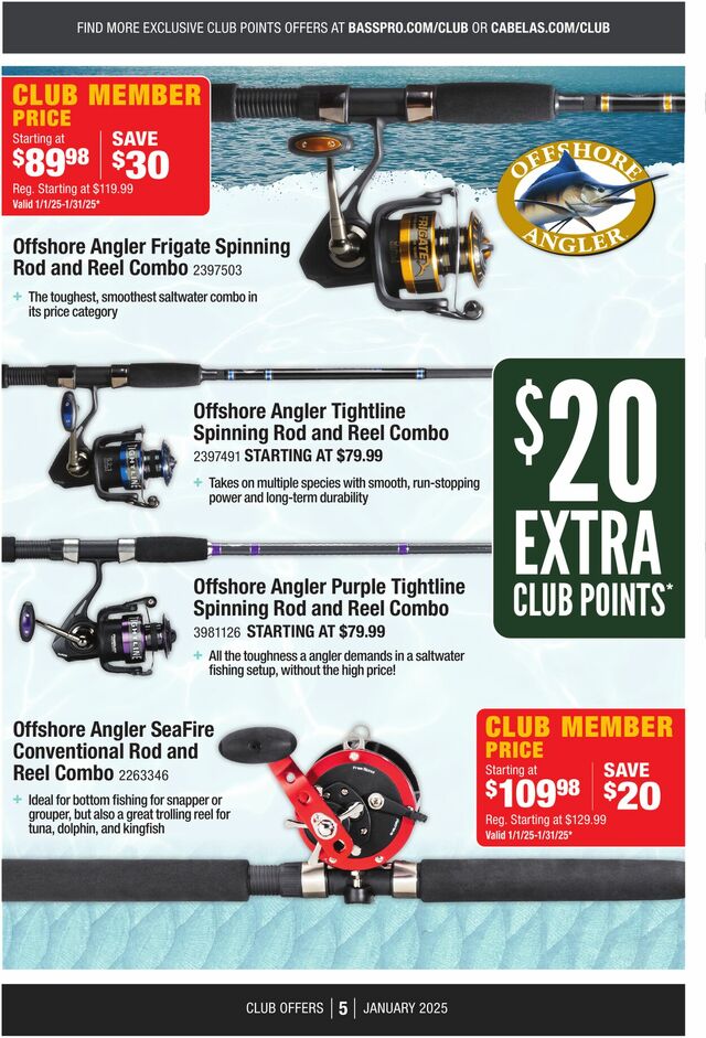 Catalogue Cabela's from 01/01/2025