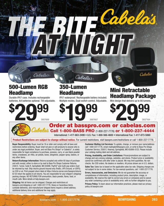 Catalogue Cabela's from 01/31/2025