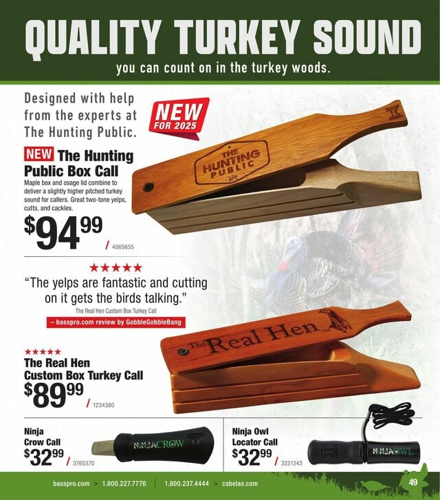 Catalogue Cabela's from 02/19/2025