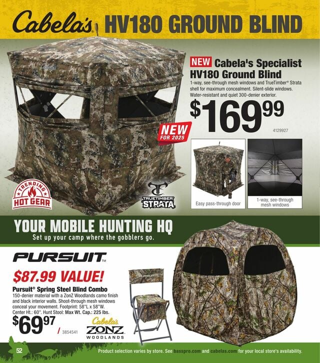 Catalogue Cabela's from 02/19/2025