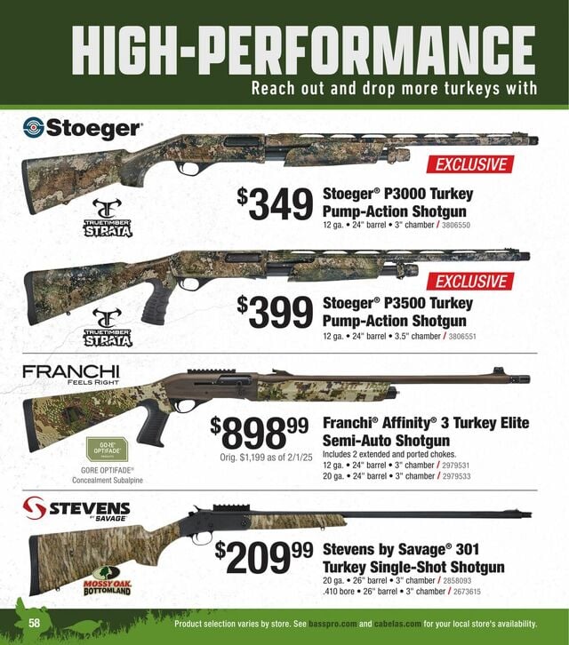 Catalogue Cabela's from 02/19/2025